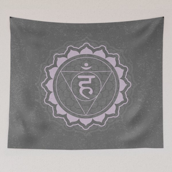Item preview, Throat Chakra Mandala - Slate + Dust designed and sold by Irene Estelle.
