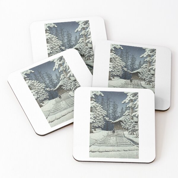 Item preview, Konjikido in Snow, Hiraizumi Hasui Kawase designed and sold by TeeARTHY.
