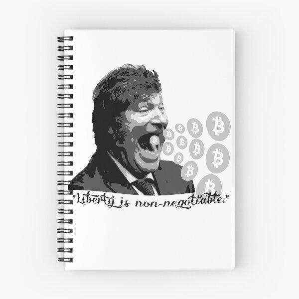 Item preview, Javier Milei "liberty is non negotiable" bitcoin designed and sold by teeks82.
