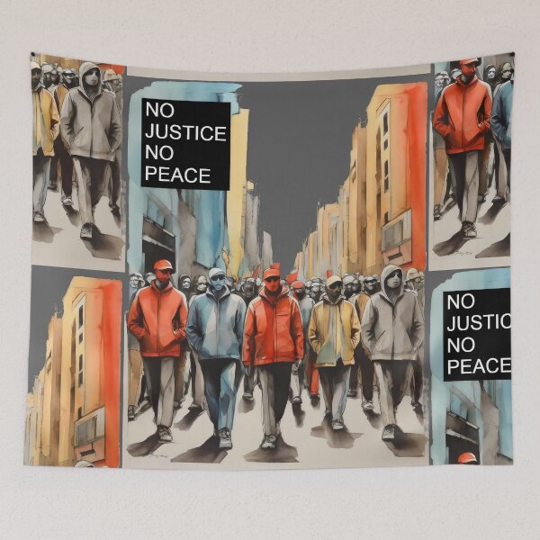 Item preview, Unity in Demand: No Justice, No Peace designed and sold by MillennialVibe.