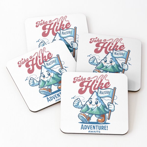 Item preview, Take a hike / Hiking Print designed and sold by Thehatinthecat.