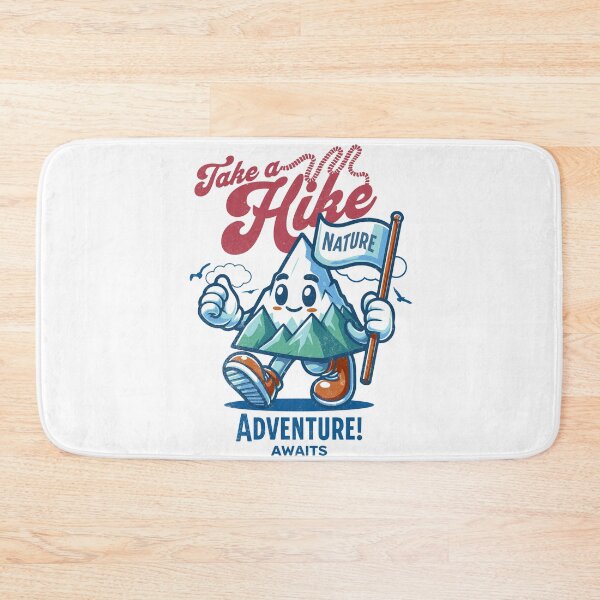 Item preview, Take a hike / Hiking Print designed and sold by Thehatinthecat.