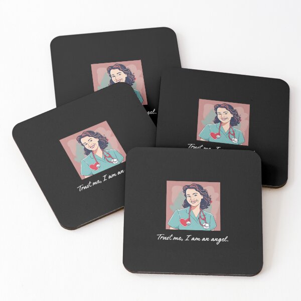 Item preview, Nurse angel - simple text, minimalism designed and sold by coolvibes-shop.