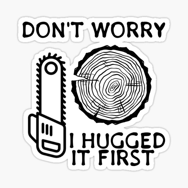 LUMBERJACK Logging Logger Chainsaw Vinyl Decal Sticker F