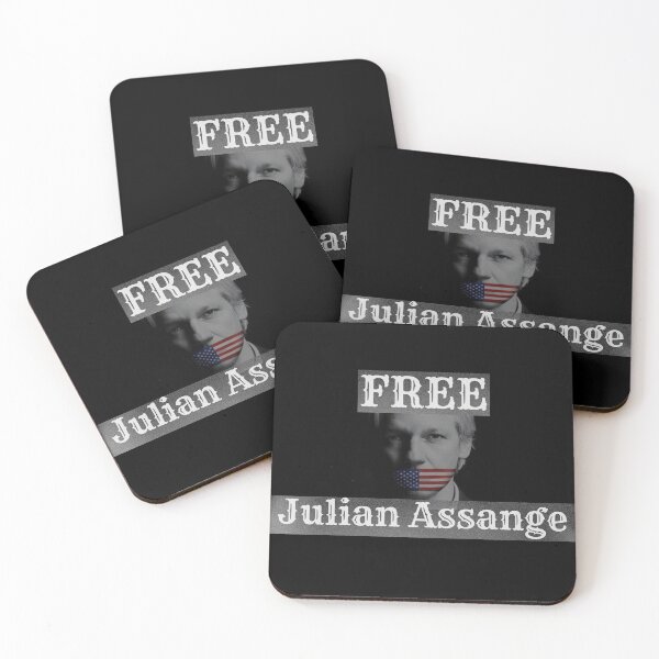 Item preview, Free Julian Assange designed and sold by VisionLeeStudio.