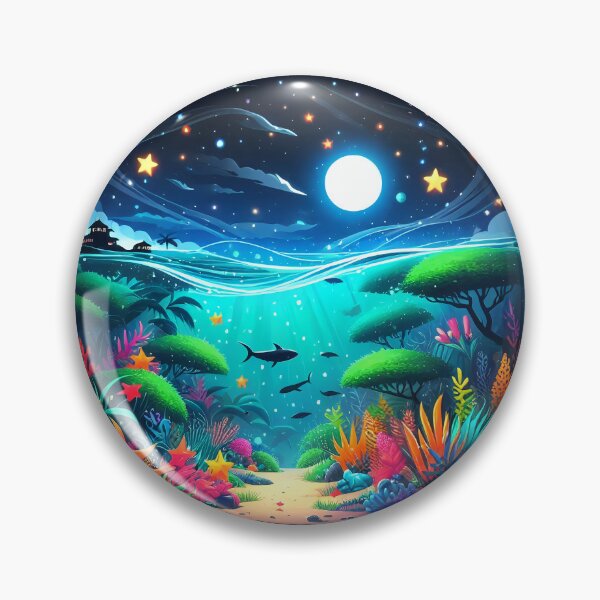 Item preview, Moon over the Ocean in a Bottle designed and sold by stickyfoot.