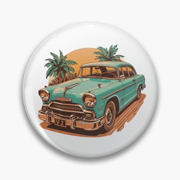 Item preview, Classic Retro Vintage Car designed and sold by MrChimpStore.