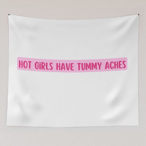 Item preview, hot girls have tummy aches (pink) designed and sold by smadison20.
