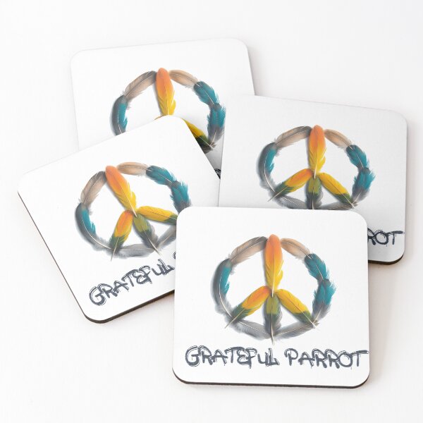 Item preview, Grateful Parrot Peace Feather designed and sold by Smokinjoe66.