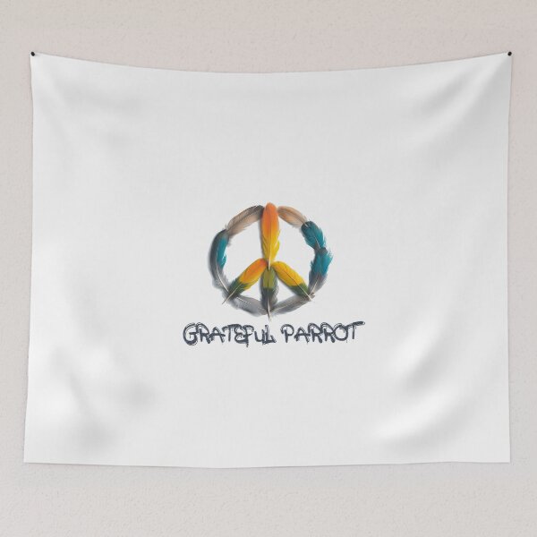 Item preview, Grateful Parrot Peace Feather designed and sold by Smokinjoe66.