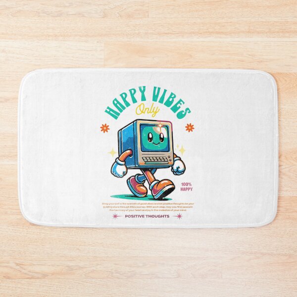 Item preview, Happy Vibes Only / Positive Quote Print designed and sold by Thehatinthecat.