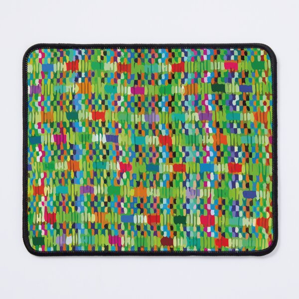 Item preview, Green multicolor polka dot rainbow confetti maximalist folk art fun decor designed and sold by T-Mex.