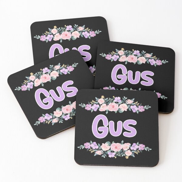 Item preview, Purple Flower Gus Name Label (Black) designed and sold by NormadWorld.
