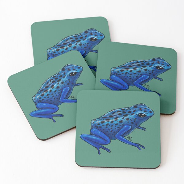 Item preview, Blue Poison Dart Frog designed and sold by AbbyFagoArt.