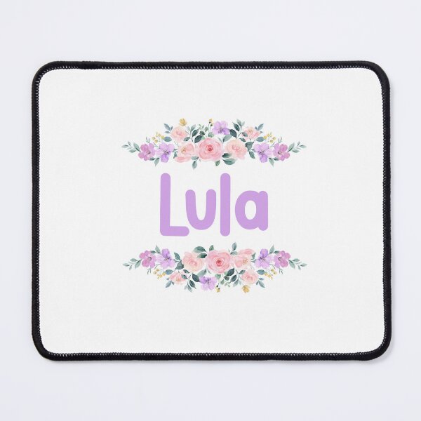 Item preview, Purple Flower Lula Name Label designed and sold by NormadWorld.