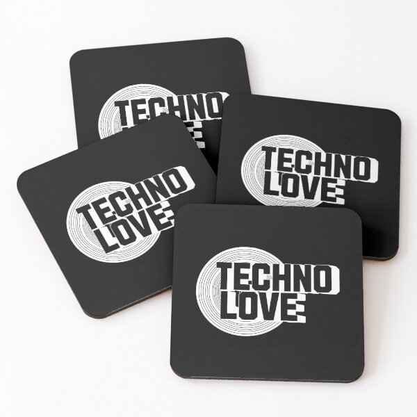 Artikelvorschau, TECHNO - Vinyl Love (Weiß) entworfen und verkauft von Discothreadz.
