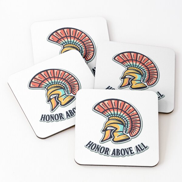 Item preview, Spartan Helmet & Honor Quote - Greek Mythology Design designed and sold by NiftyWrx.