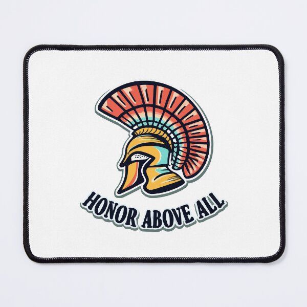 Item preview, Spartan Helmet & Honor Quote - Greek Mythology Design designed and sold by NiftyWrx.