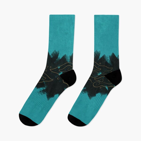 Item preview, Turquoise Tranquility , Abstract Black  designed and sold by southerndoll67.