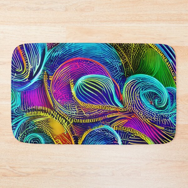 Item preview, Abstract modern neon colors designed and sold by Astralia.