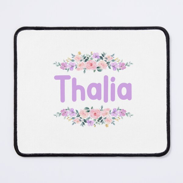 Item preview, Purple Flower Thalia Name Label designed and sold by NormadWorld.
