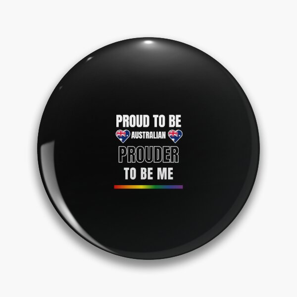 Item preview, LGBTQ Proud To Be Australian, Prouder To Be Me T-Shirt, Australian T-Shirt, Australian Flag Tees, Rainbow Stripe T-Shirt, Support Australia Tees, Sport Tees, Pride Tees, Australia Flag Heart, designed and sold by PrideBeProud.