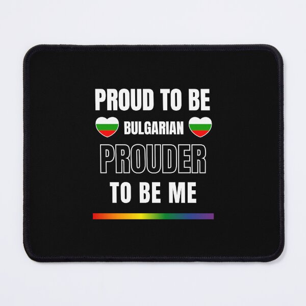 Item preview, LGBTQ Proud To Be Bulgarian, Prouder To Be Me T-Shirt, Bulgarian T-Shirt, Bulgarian Flag Tees, Rainbow Stripe T-Shirt, Support Bulgaria Tees, Sport Tees, Pride Tees, Bulgaria Flag Heart, designed and sold by PrideBeProud.
