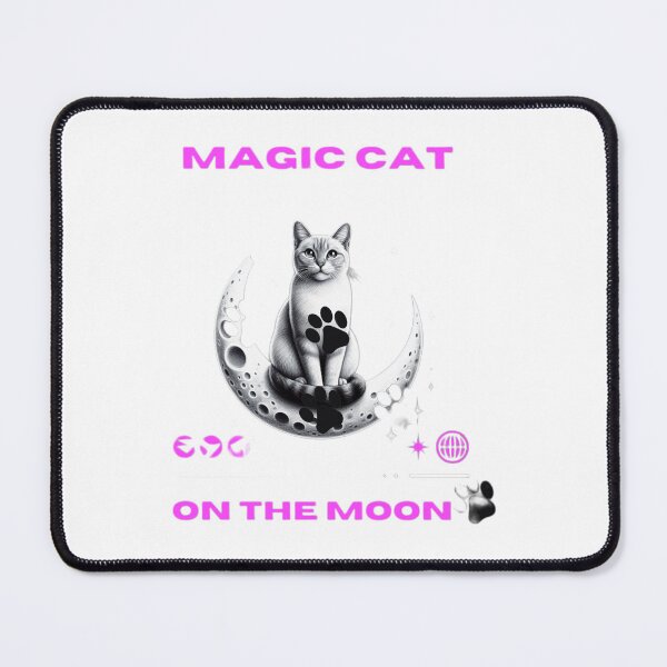 Item preview, Cat on the moon designed and sold by Arteyestilo.