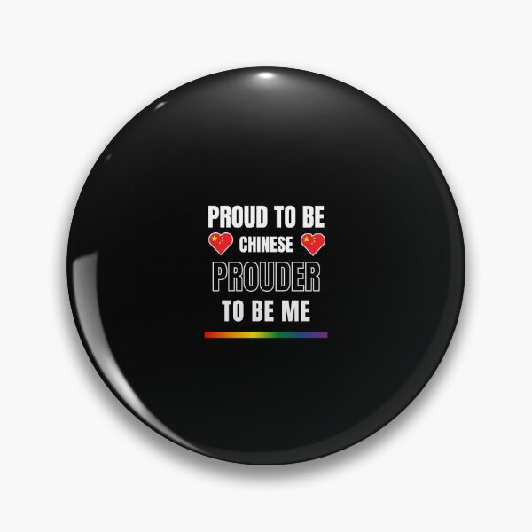 Item preview, LGBTQ Proud To Be Chinese, Prouder To Be Me T-Shirt, Chinese T-Shirt, Chinese Flag Tees, Rainbow Stripe T-Shirt, Support China Tees, Sport Tees, Pride Tees, China Flag Heart, designed and sold by PrideBeProud.