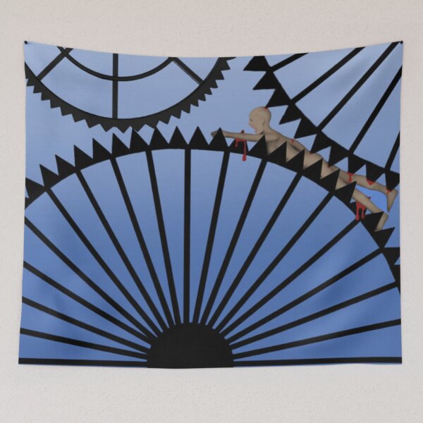 Item preview, Time as a Torture Device in Blue designed and sold by ArtAndBliss.
