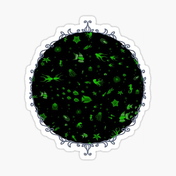 Item preview, Sea of Shapes and Shadows - Green designed and sold by StephOBrien.