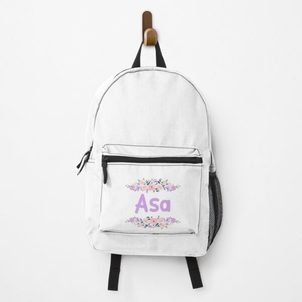 Item preview, Purple Flower Asa Name Label designed and sold by NormadWorld.