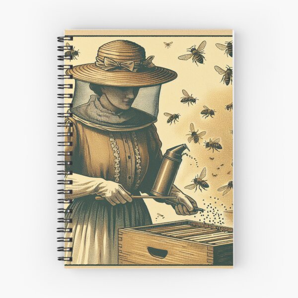 Item preview, Beekeeper Illustration Retro Vintage 1900's Era  designed and sold by HippieFarms11.