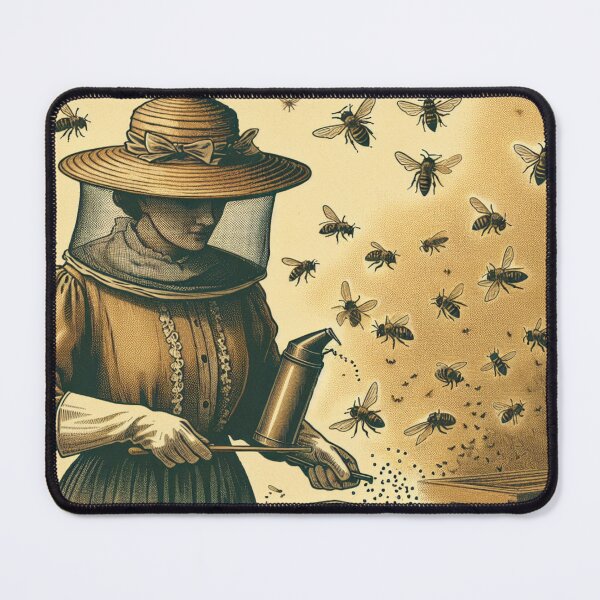 Item preview, Beekeeper Illustration Retro Vintage 1900's Era  designed and sold by HippieFarms11.