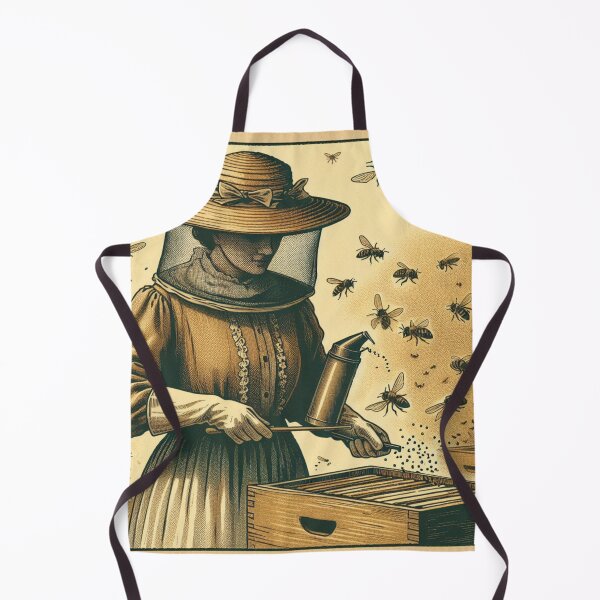 Item preview, Beekeeper Illustration Retro Vintage 1900's Era  designed and sold by HippieFarms11.