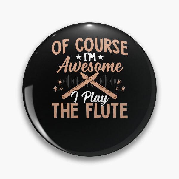 Item preview, I Play The Flute Music Expert Playing Lover Musician Player designed and sold by NovaGenArt.