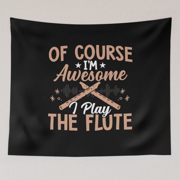 Item preview, I Play The Flute Music Expert Playing Lover Musician Player designed and sold by NovaGenArt.
