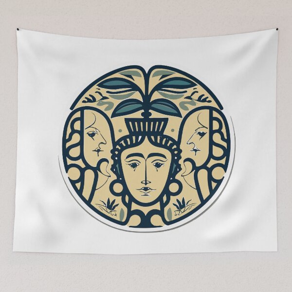 Item preview, Grecian Urn with Silhouetted Gods designed and sold by NiftyWrx.