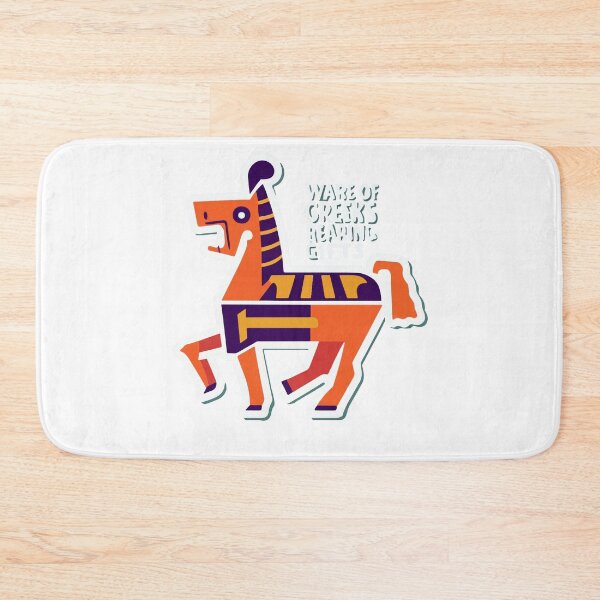 Item preview, Trojan Horse with Beware Quote - Greek Mythology Design designed and sold by NiftyWrx.