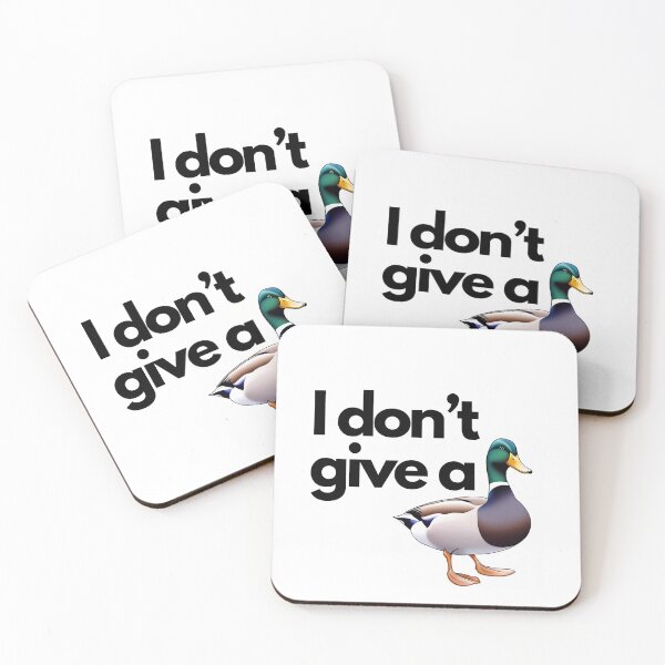 Item preview, I don't give a duck designed and sold by CraftCartelArt.