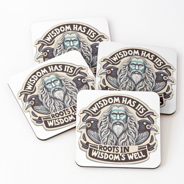 Item preview, Majestic Odin and Ravens Wisdom Quote designed and sold by NiftyWrx.