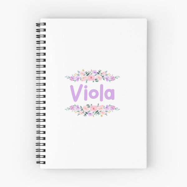 Item preview, Purple Flower Viola Name Label designed and sold by NormadWorld.