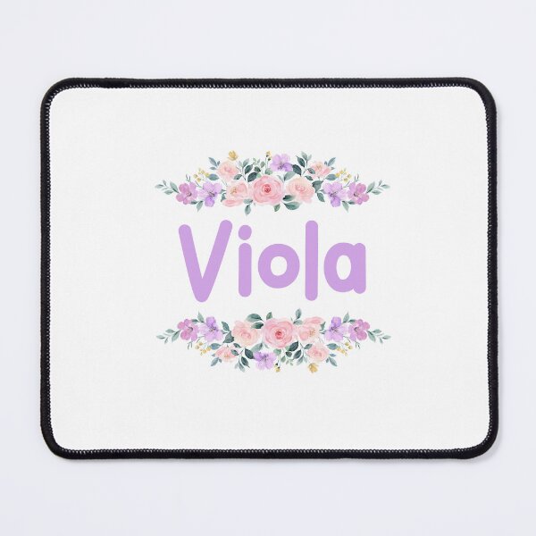 Item preview, Purple Flower Viola Name Label designed and sold by NormadWorld.