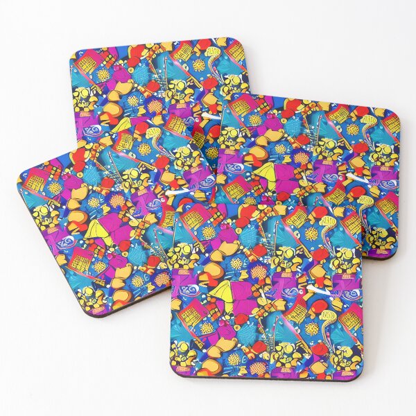Item preview, Abstract patterns in tangy colors designed and sold by Astralia.