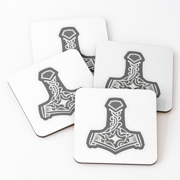 Item preview, Norse Thunder - Mjolnir Hammer and Lightning Illustration designed and sold by NiftyWrx.