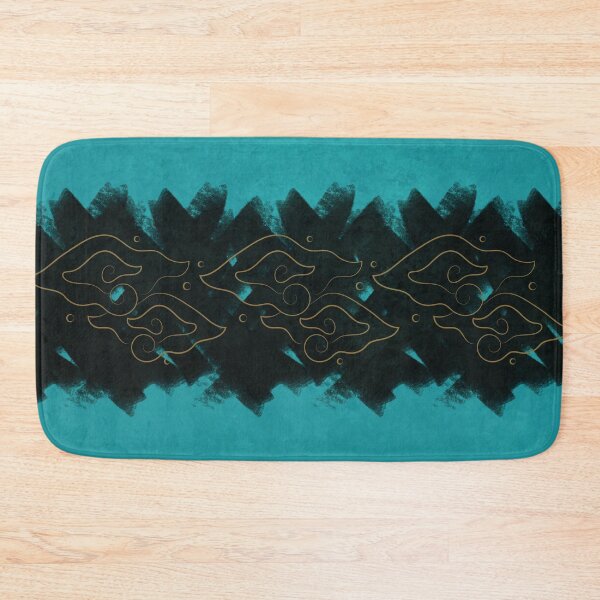 Item preview, Turquoise Tranquility , Abstract Black  designed and sold by southerndoll67.