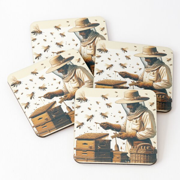 Item preview, 1900's Vintage Beekeeper and His Hive Boxes designed and sold by HippieFarms11.