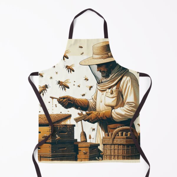 Item preview, 1900's Vintage Beekeeper and His Hive Boxes designed and sold by HippieFarms11.