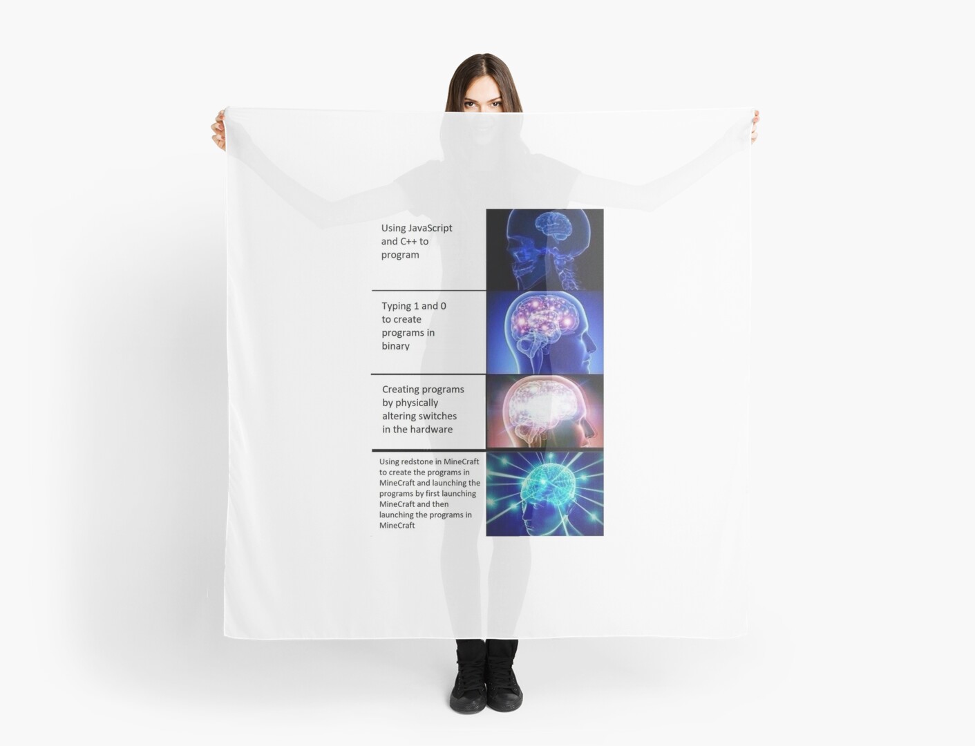 Programming Meme Scarf By Nicedesigning Redbubble