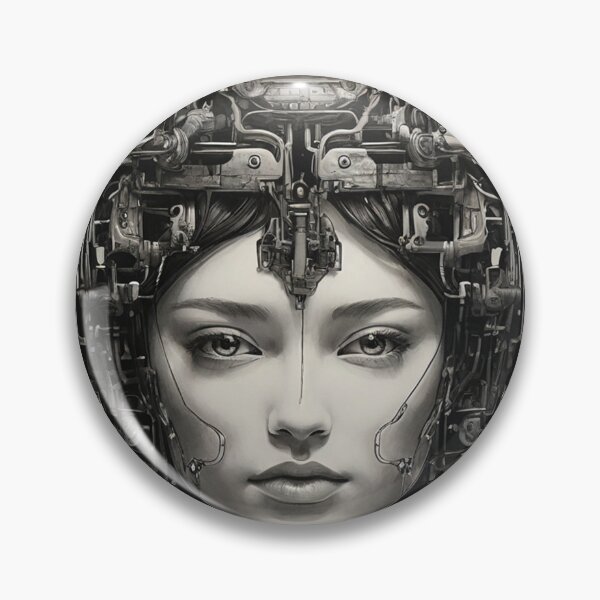Item preview, Self Portrait of an AI; Artificial Intelligence; designed and sold by StickerApe.